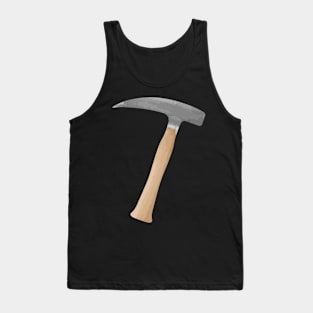 Geology Rock Hammer Tank Top